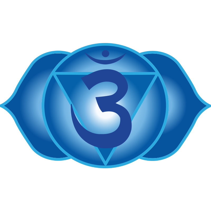 Illustrazione di Ajna Chakra 