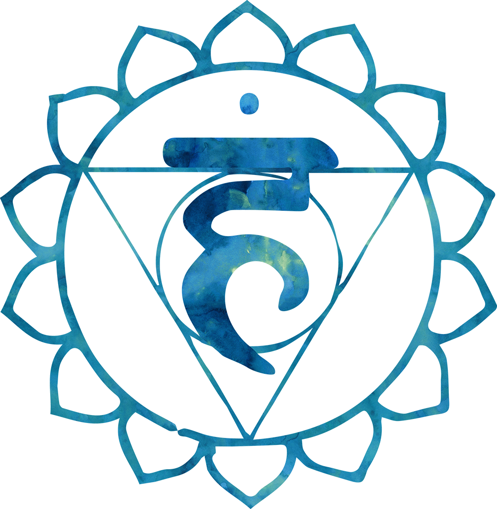 Illustrazione di Vishuddha Chakra 